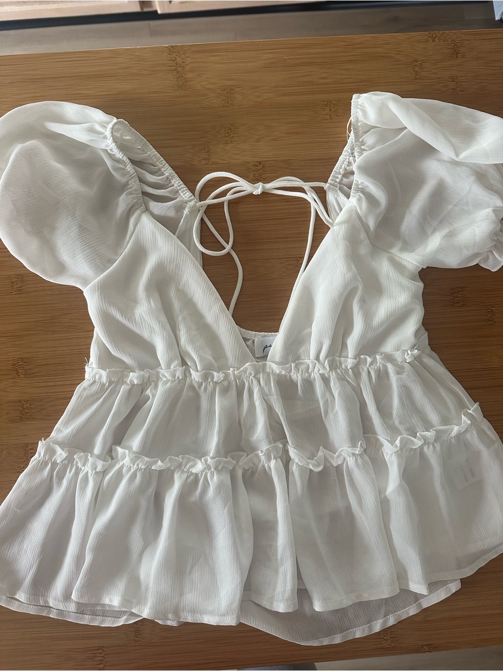 Petal and pup deep v blouse